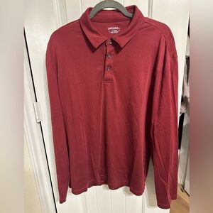 NWOT! UNTUCKit Damaschino Long Sleeve Polo